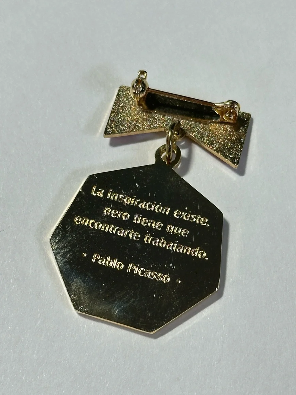 N/A octagonal gold